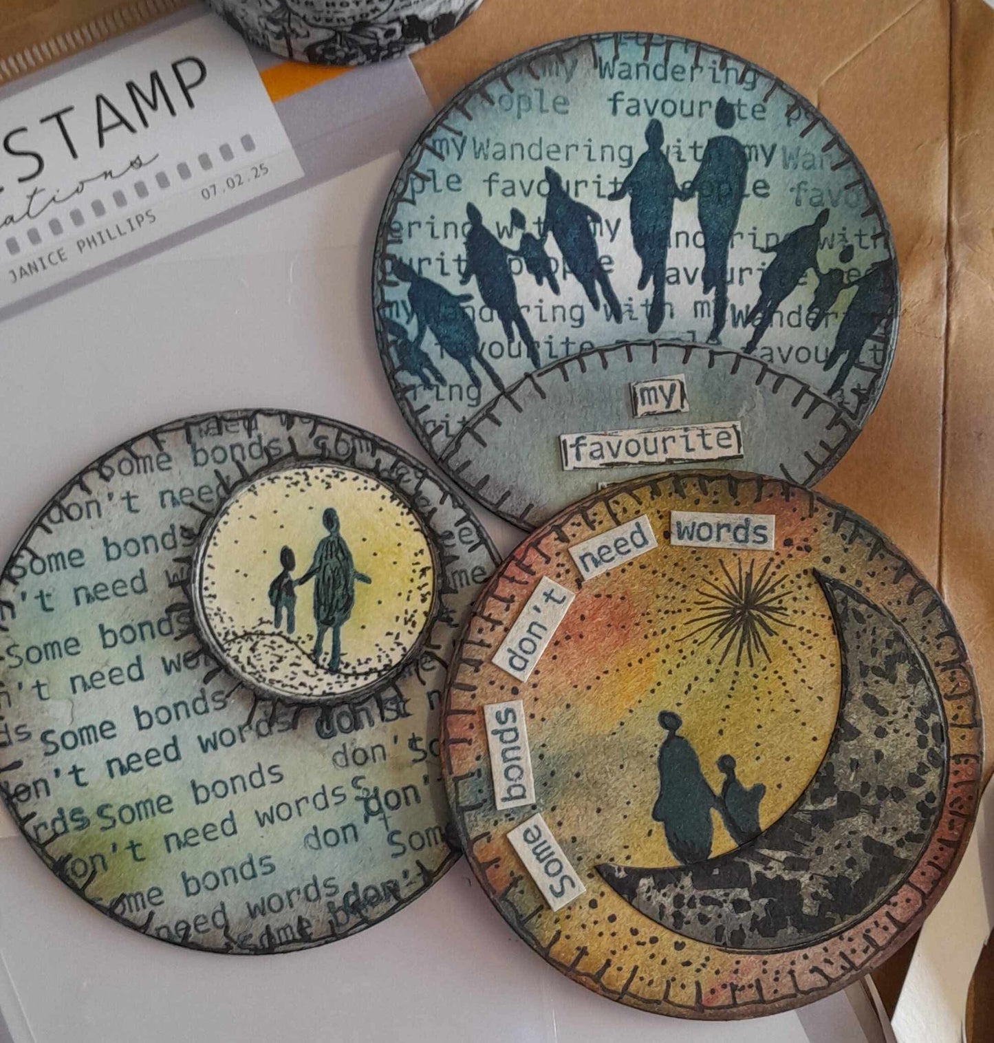 Clear Stamp set for crafting by Janice Phillips
