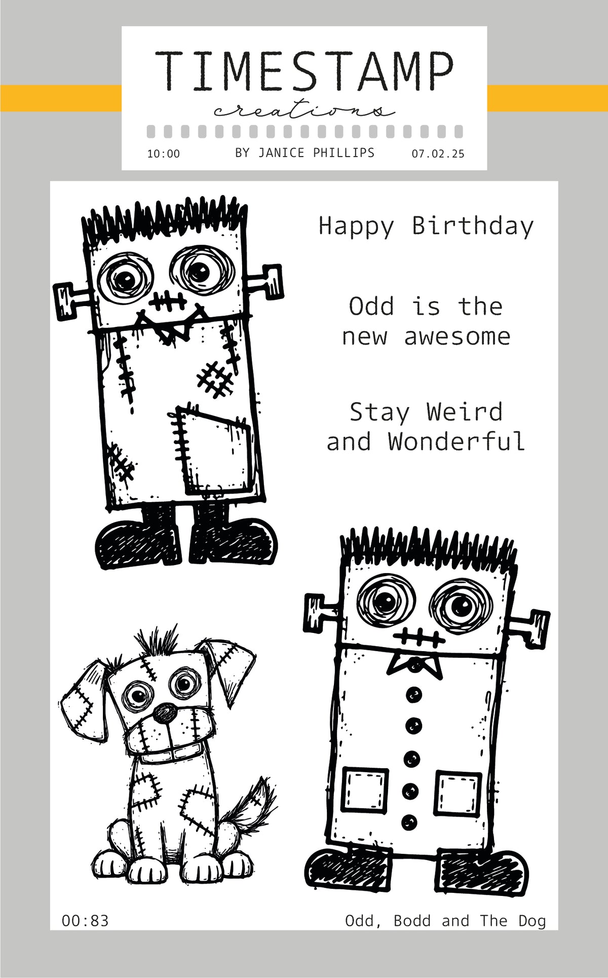 Two monster characters and a dog with sentiments