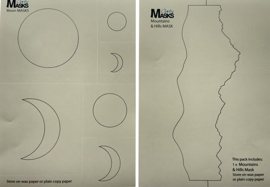 Moons, Hills and Mountain masks