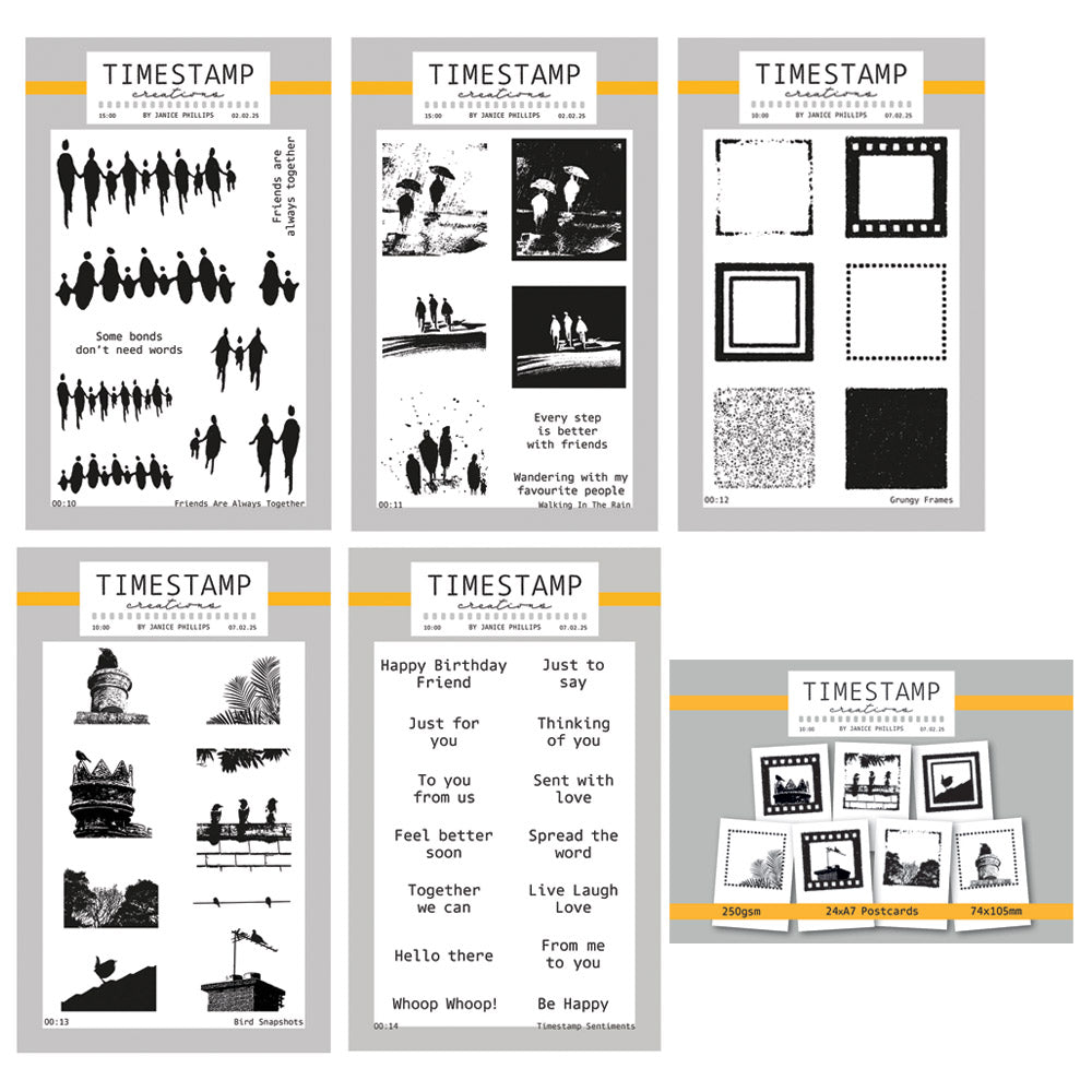six stamp sets