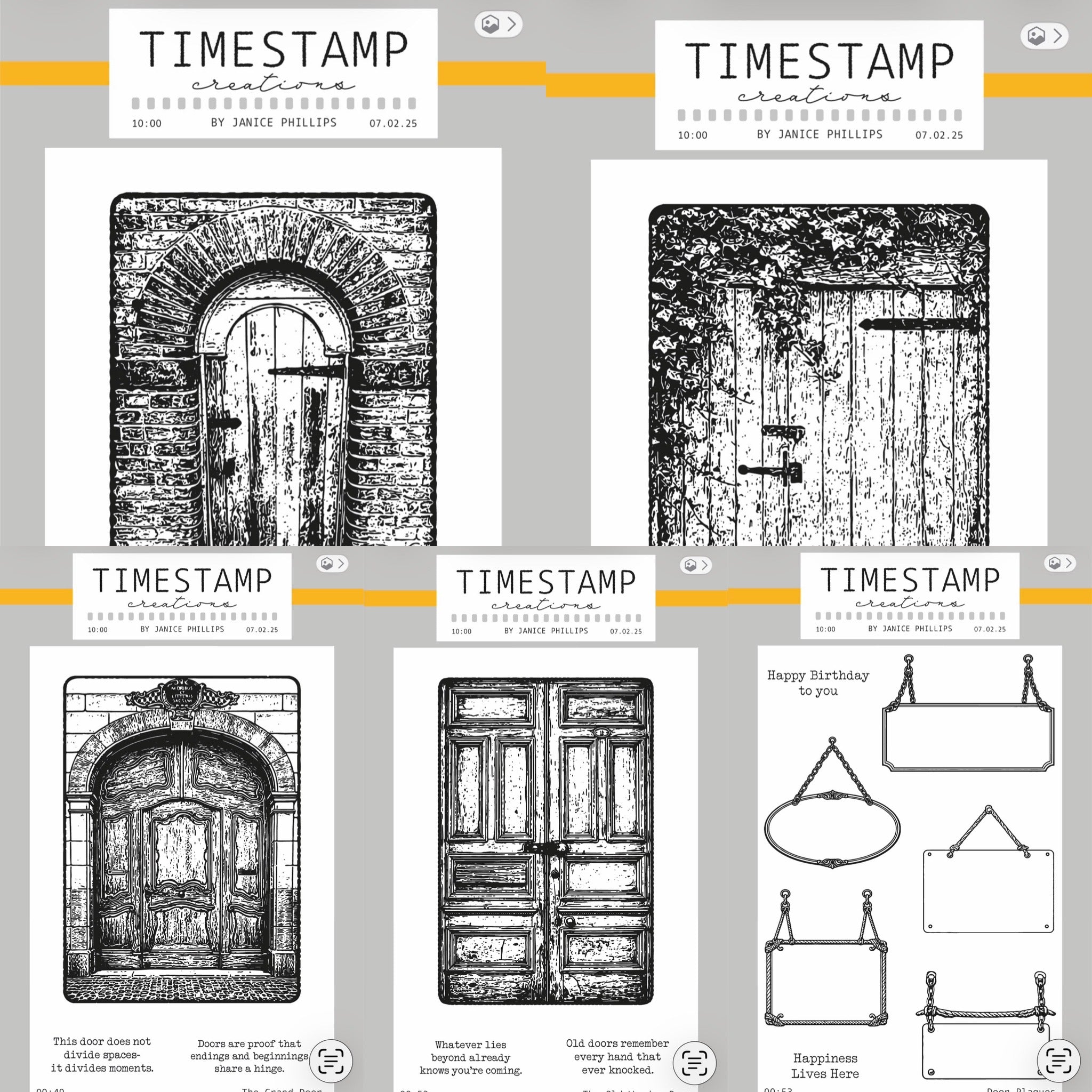 Curious Doors Collection – Timestamp Creations