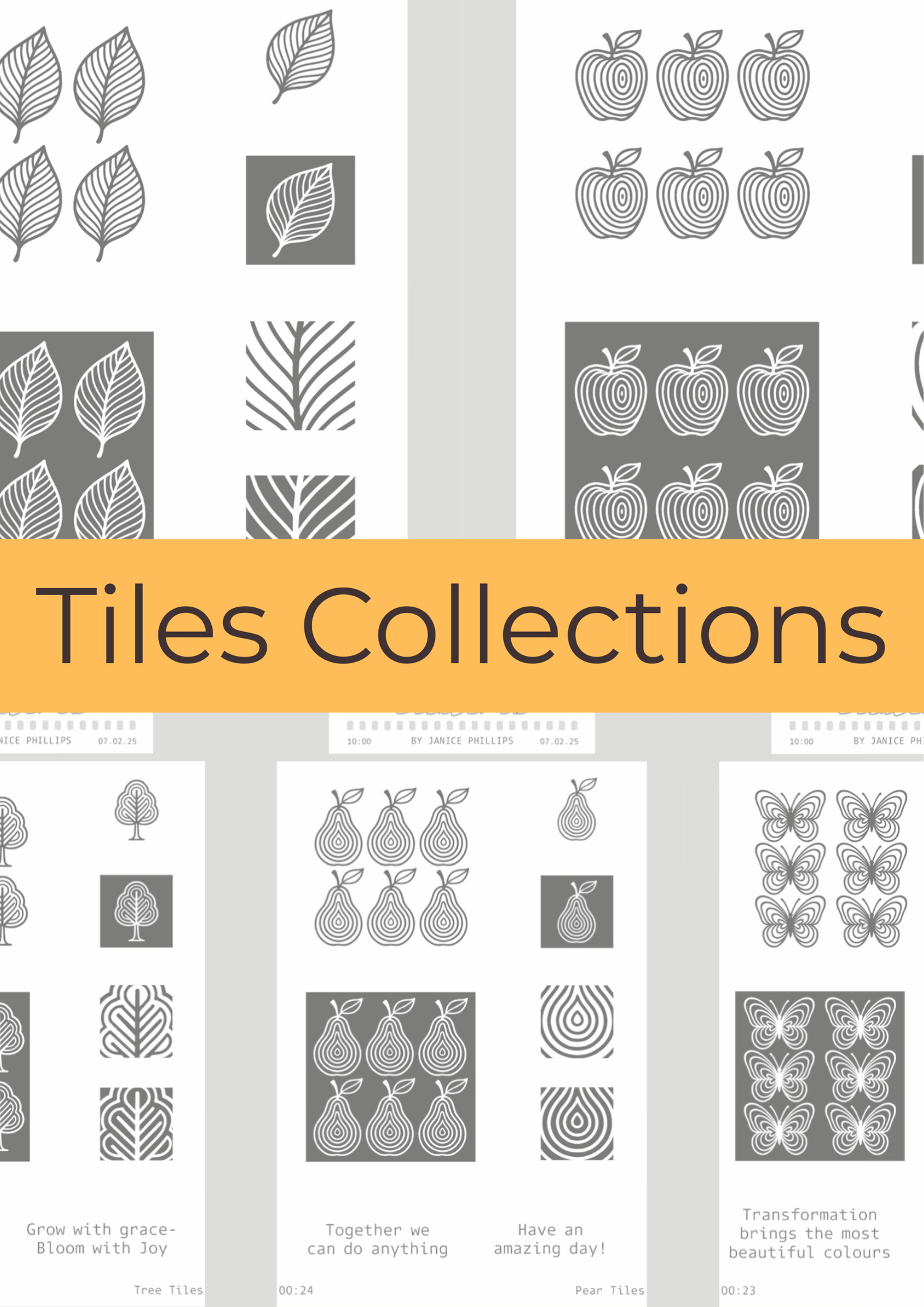 stamp collections with title