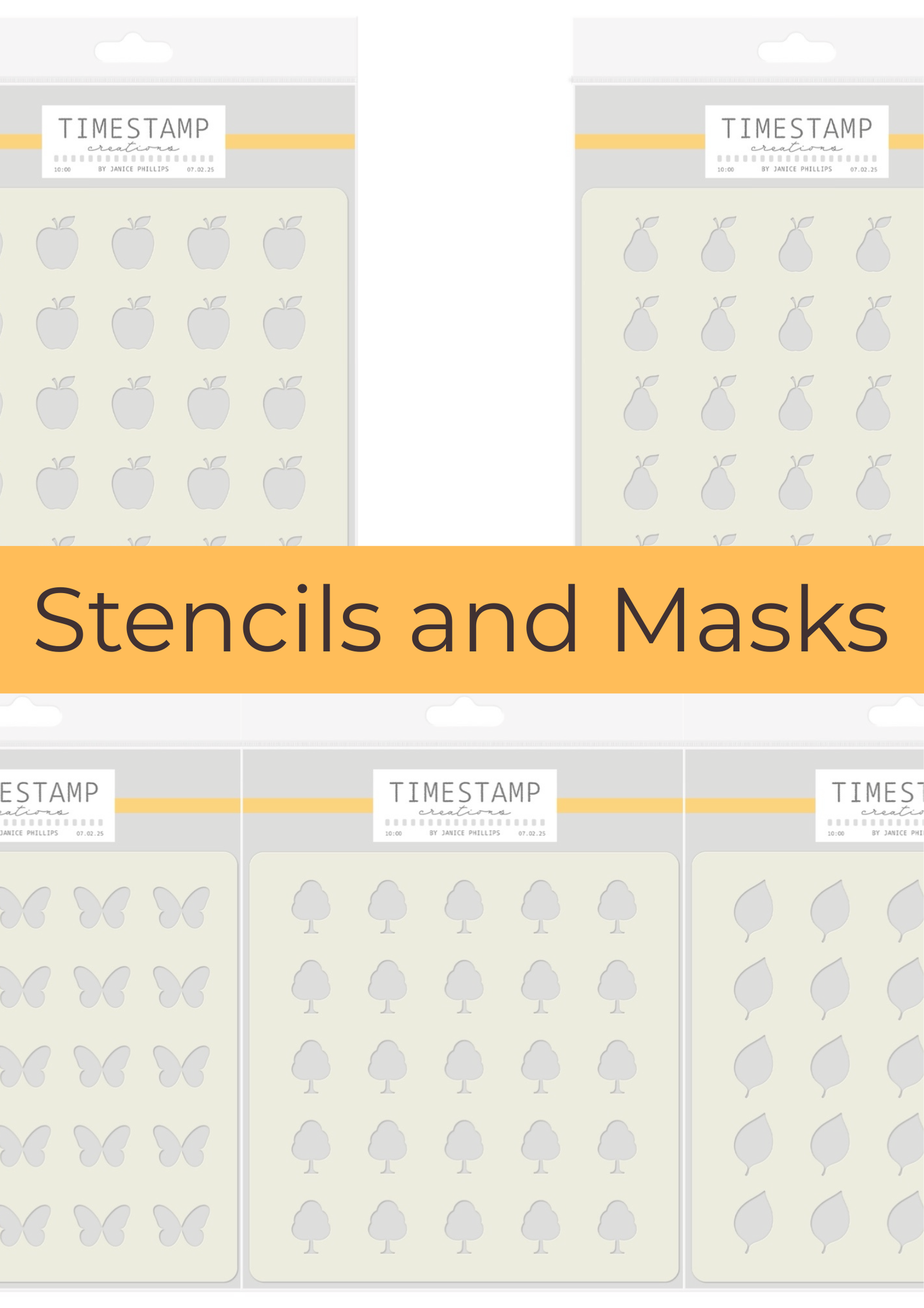 image showing stencils and title