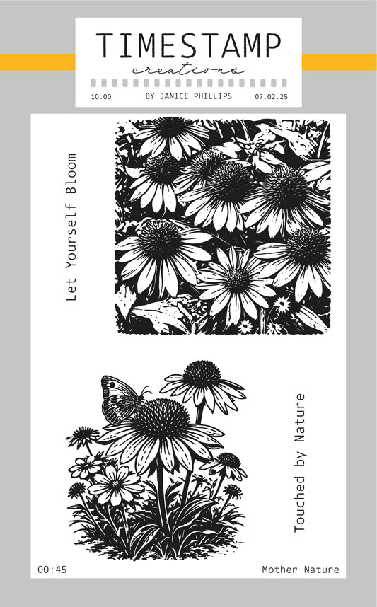 flowers and a butterfly