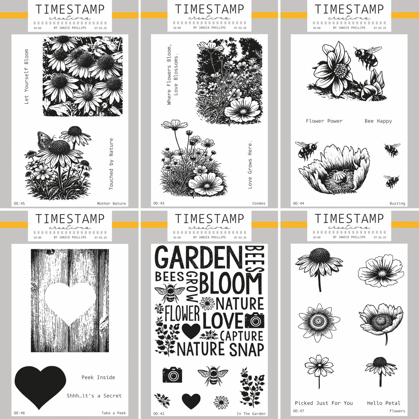 Blooming Amazing Complete Collection original designs by Janice Phillips