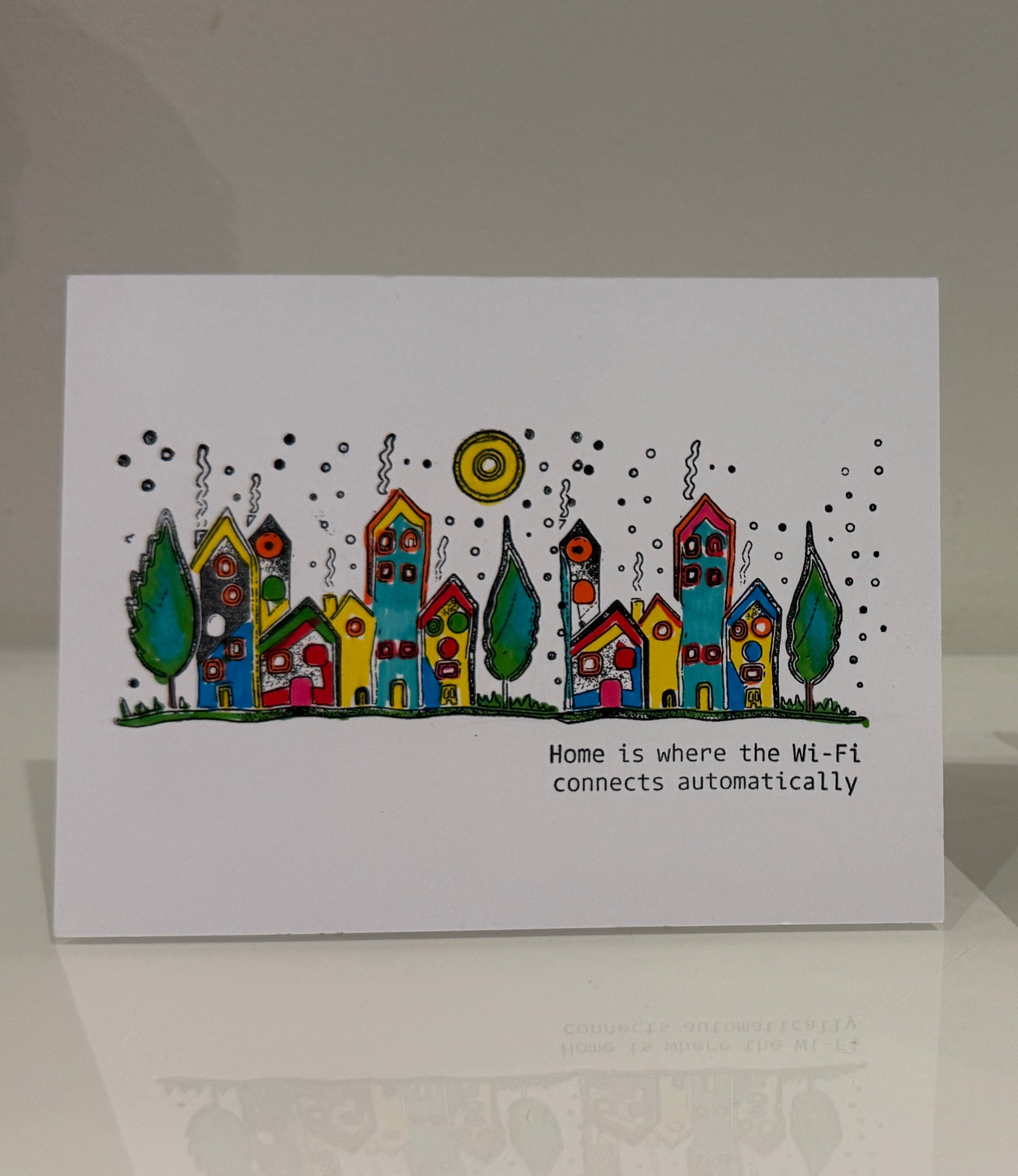 Image showing cards with house designs