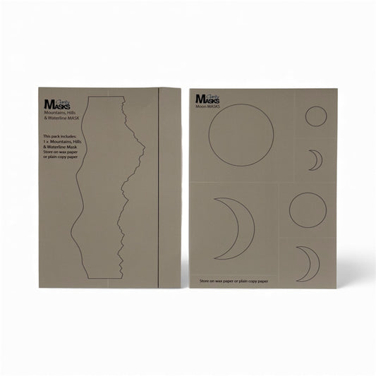 Image showing masks for mountains and moons