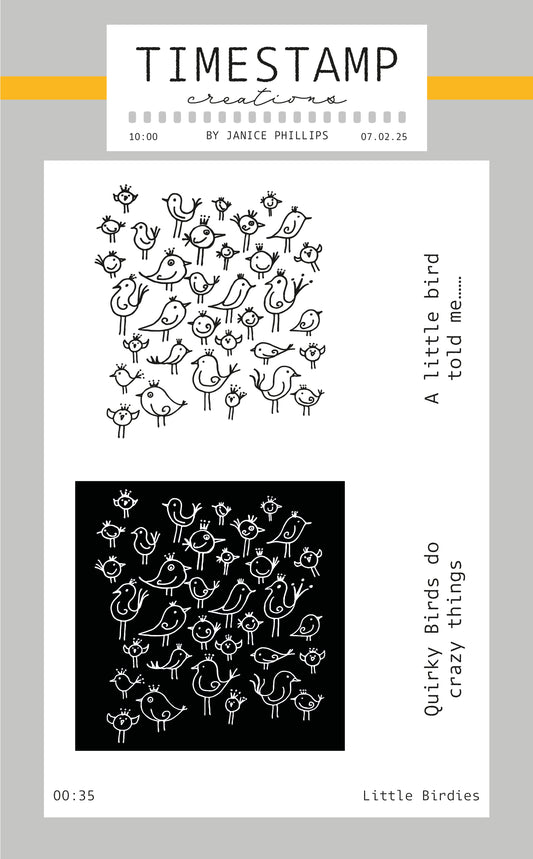 Little Birds A6 Stamp Set