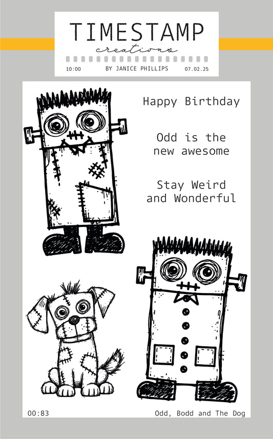 Two monster characters and a dog with sentiments