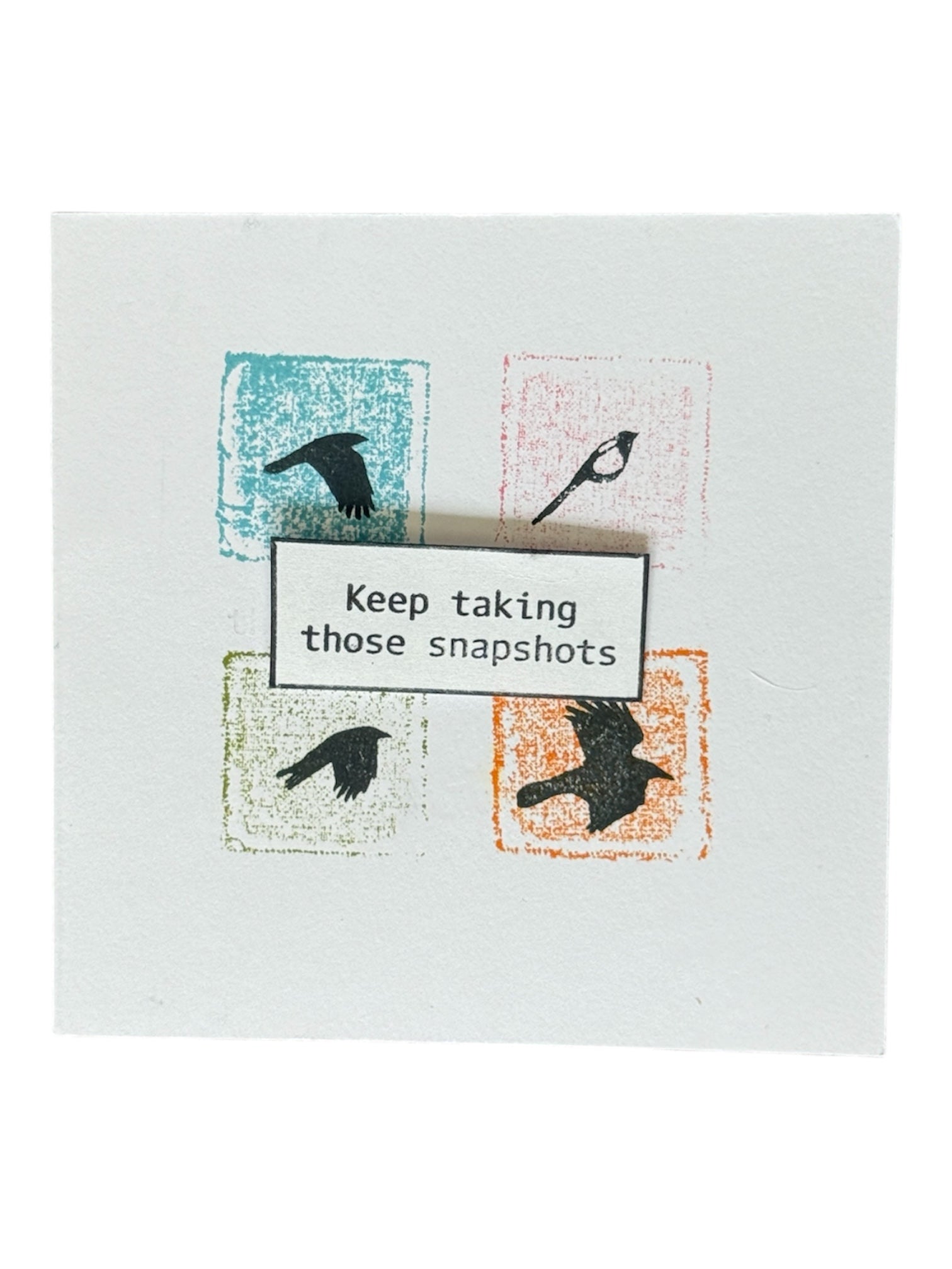 Birds in a grid with sentiment