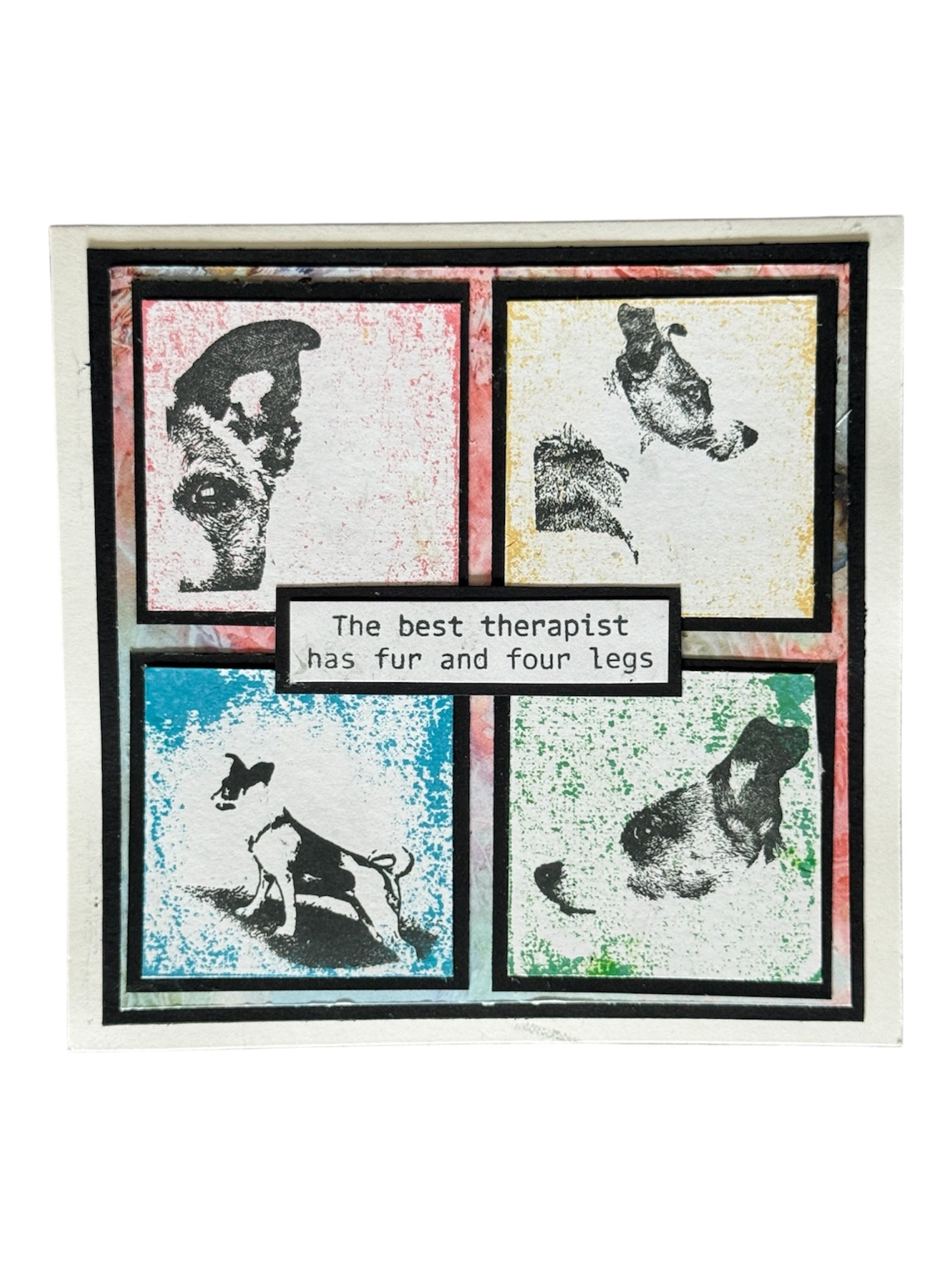 four dog poses