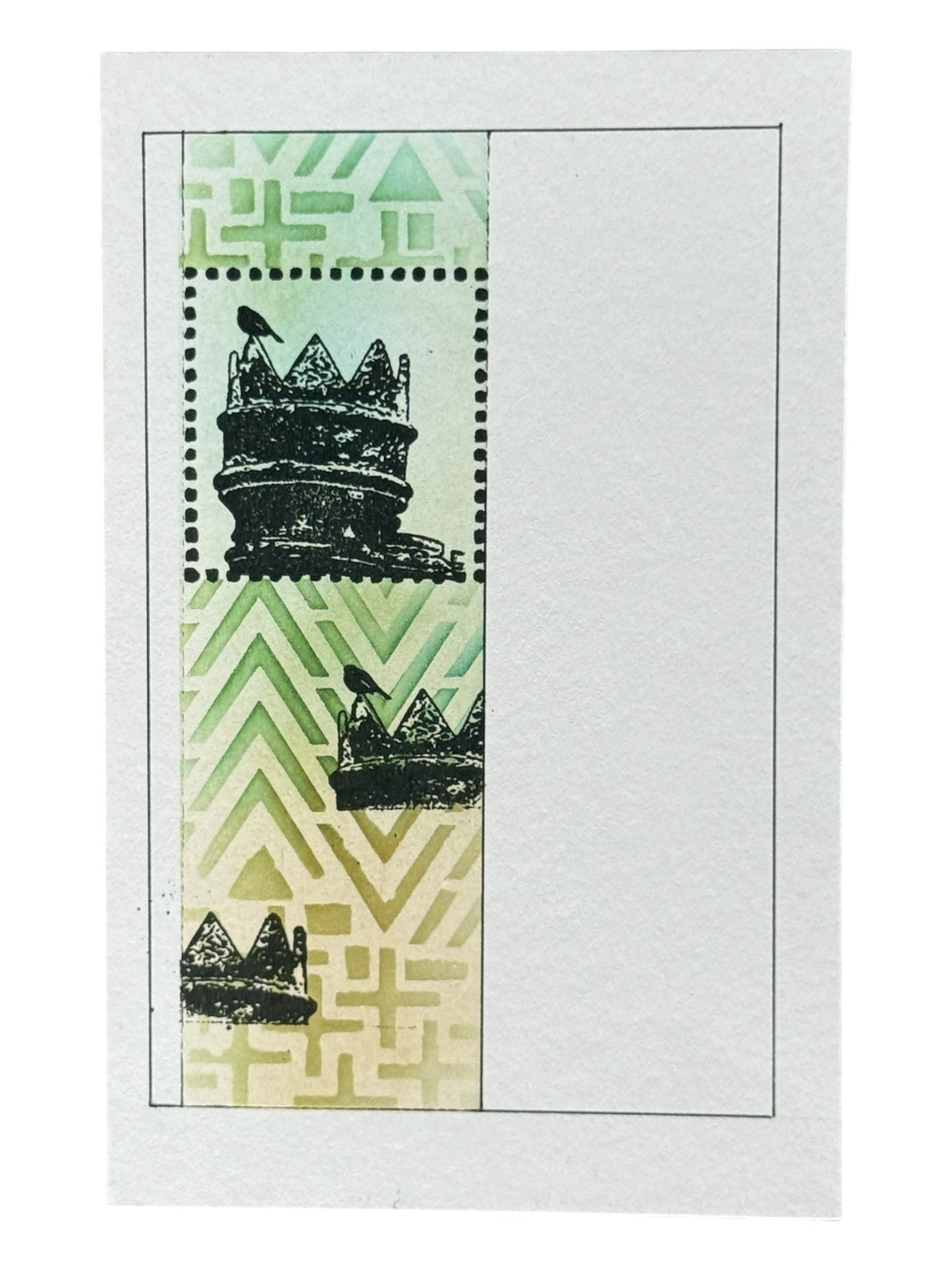 Birds on chimneys